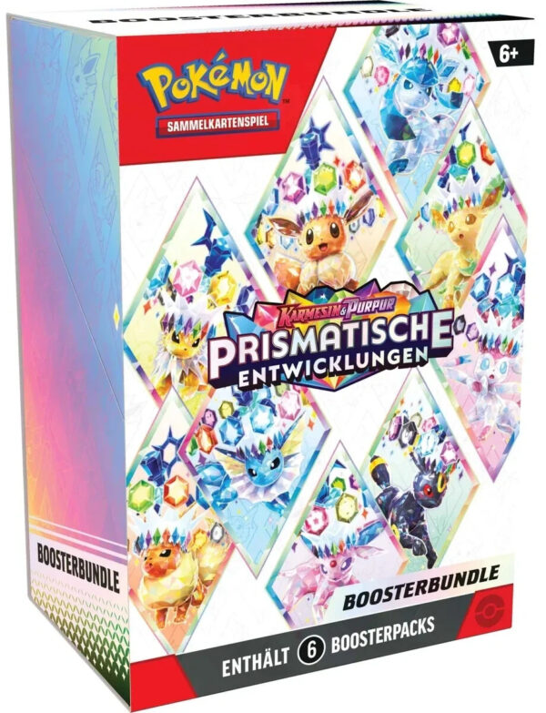Pokemon Prismatische Entwicklungen Booster Bundle Deutsch OVP-Sealed EAN: 0196214106178