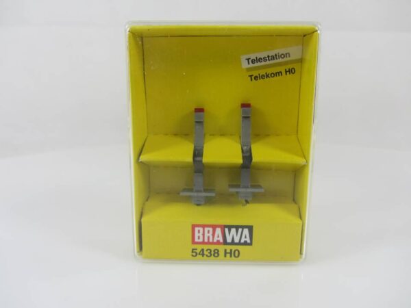 Brawa HO 5438 Telestation Telekom 2 Telefonzellen,1:87 neu mit OVP
