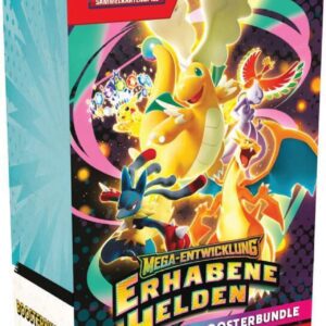 POKEMON 13165 PKM Pokémon ME02.5 Boosterbundle Mega-Entwicklung - Erhabene Helden